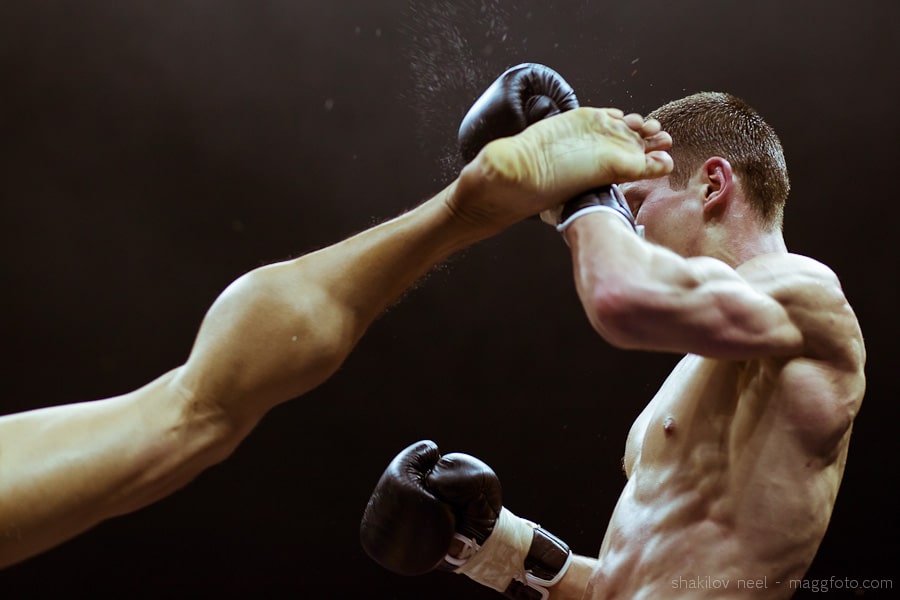 Genouillère de compression renforcée, équipement de boxe – Tigre Thai