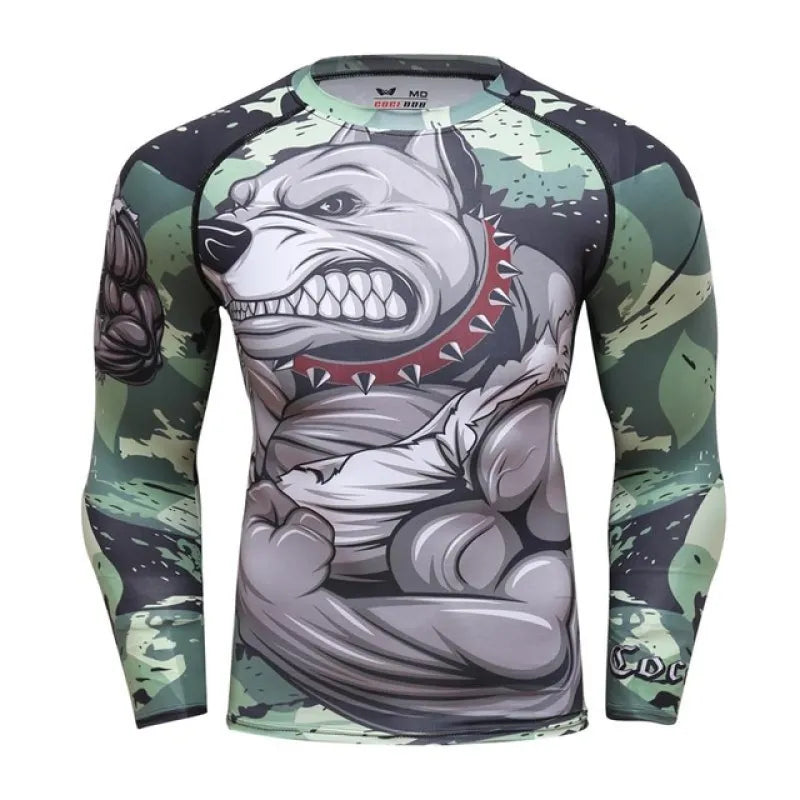 RASHGUARD FIGHT WOLF