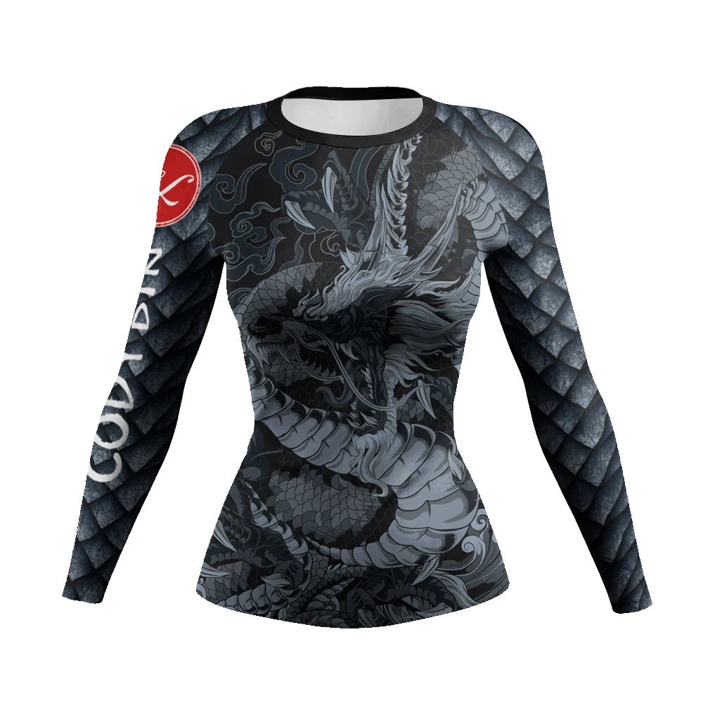 RASHGUARD FEMME DRAGON – Tigre Thai - Main Image
