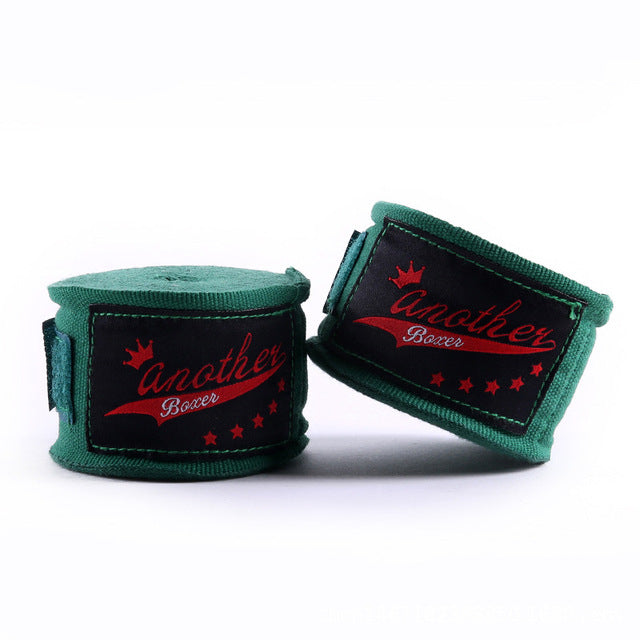 DARK GREEN BOXING BANDAGES