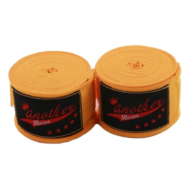 bandages de boxe thai orange