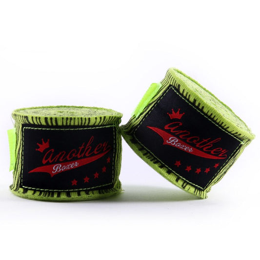 BANDAGES DE BOXE STRIPE VERT
