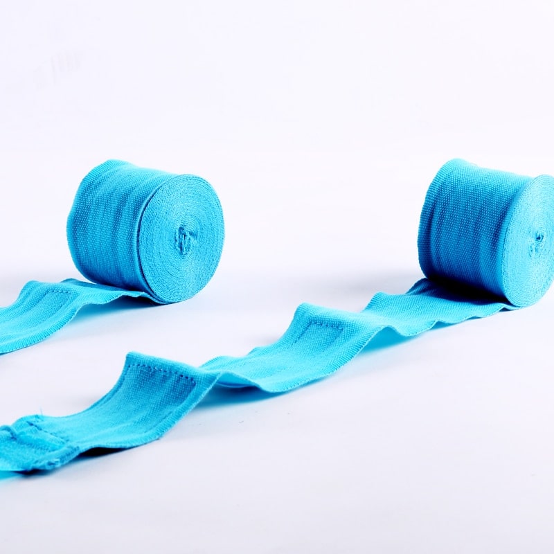 bandages de boxe bleu