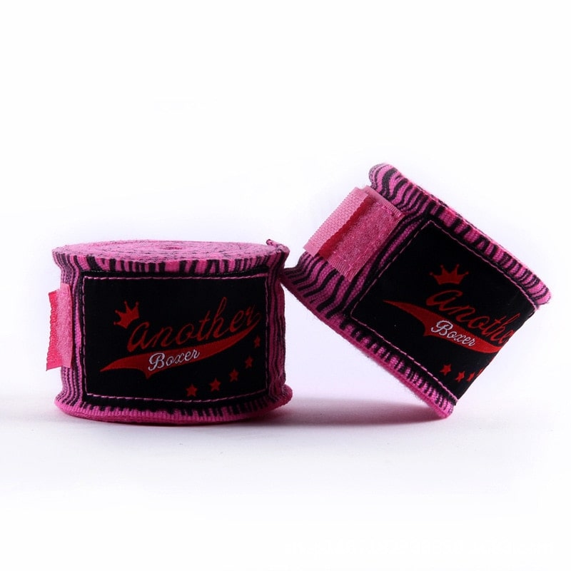 PINK STRIPE BOXING WRAPS