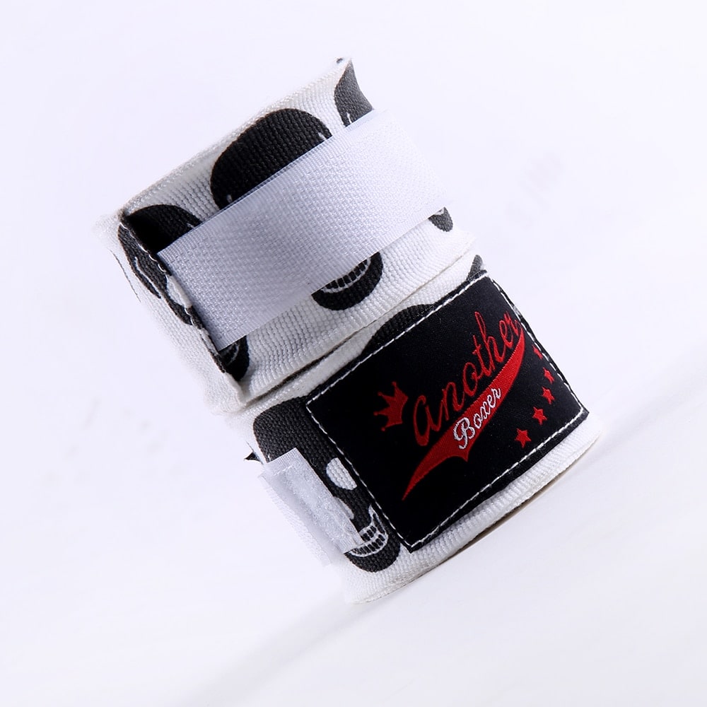 bandages de boxe blanc muay thai