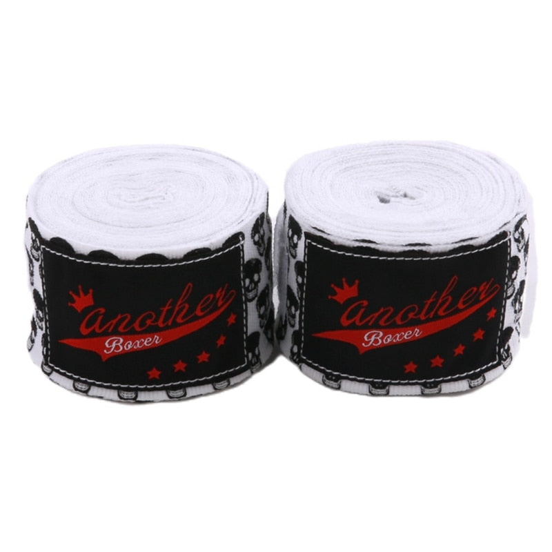 bandages de boxe blanc