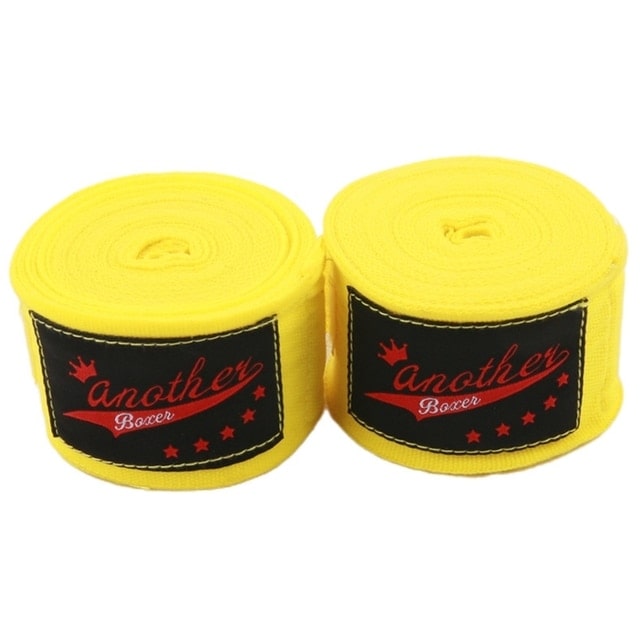 bandages-boxe-jaune