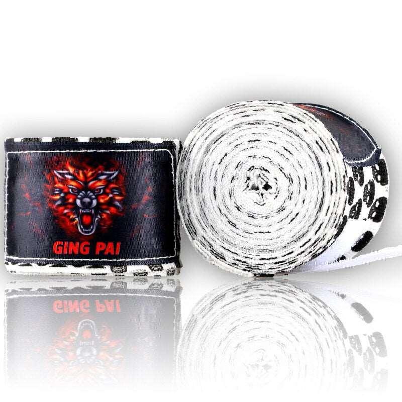 BANDES DE BOXE DRAGON SKULL WHITE