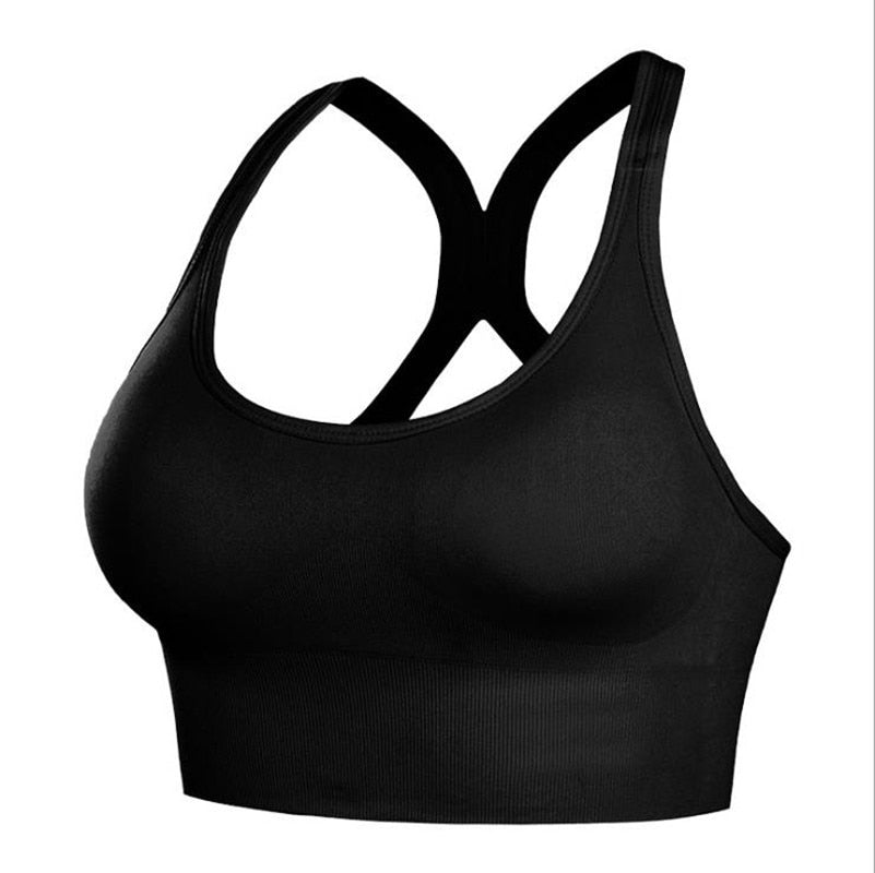 BRASSIÈRE DE SPORT ESSENTIAL IMPACT BLACK