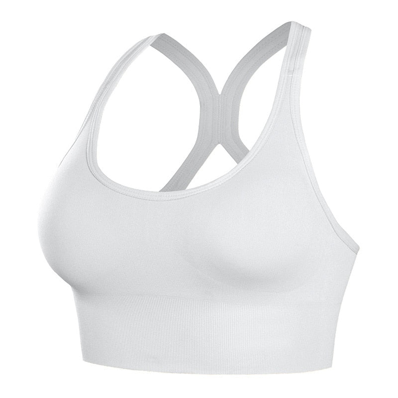 BRASSIÈRE DE SPORT ESSENTIAL IMPACT BLANC