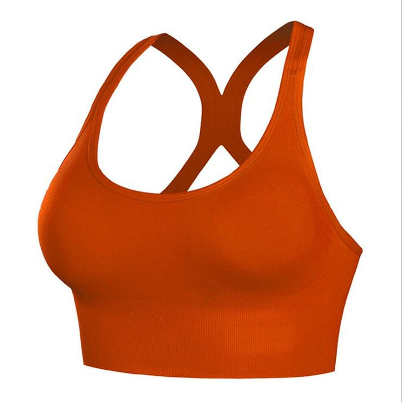 BRASSIÈRE DE SPORT ESSENTIAL IMPACT ORANGE