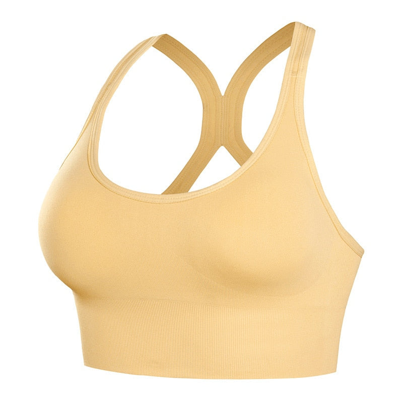 BRASSIÈRE DE SPORT ESSENTIAL IMPACT YELLOW