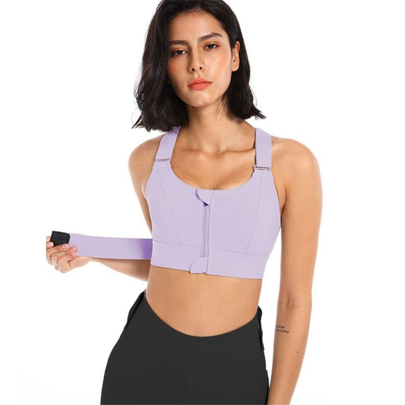 BRASSIÈRE DE SPORT GYMTIME PURPLE