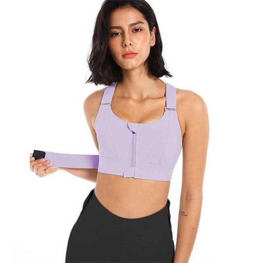 BRASSIÈRE DE SPORT GYMTIME PURPLE