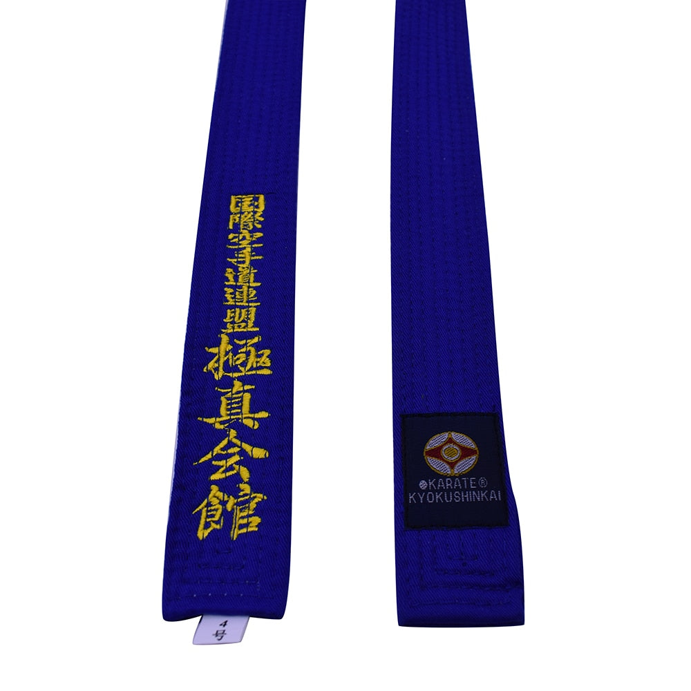 CEINTURE KARATE KYUKUSHINKAI BLEU