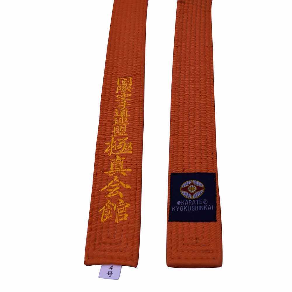 CEINTURE KARATE KYUKUSHINKAI ORANGE