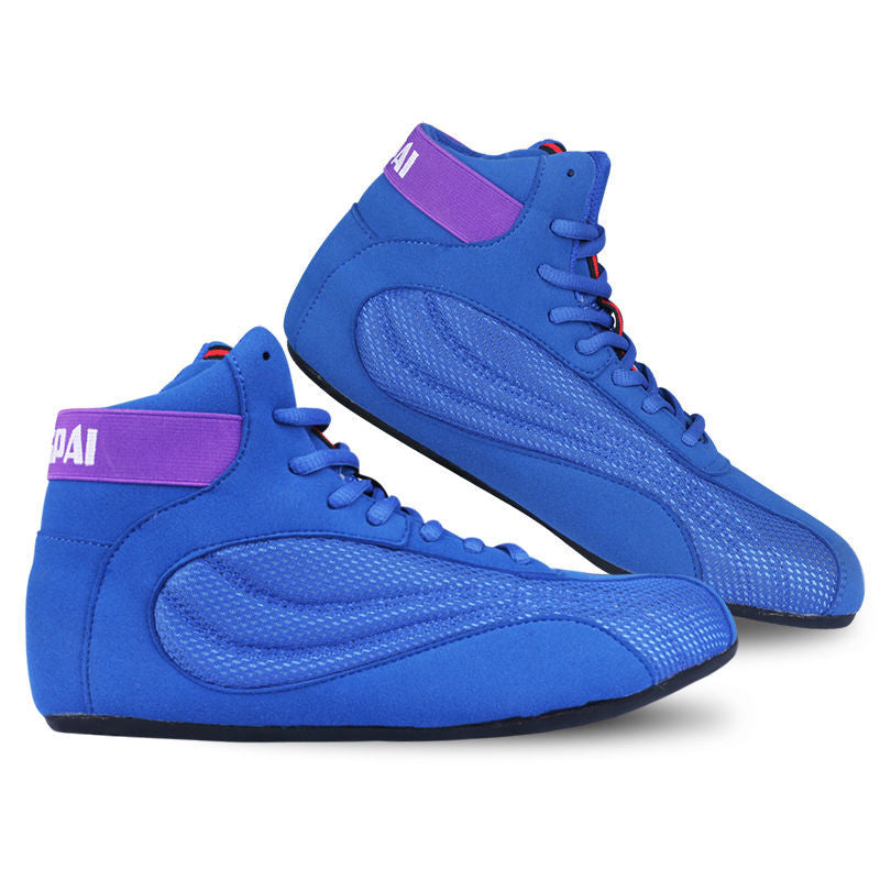 CHAUSSURE LUTTE BLEU