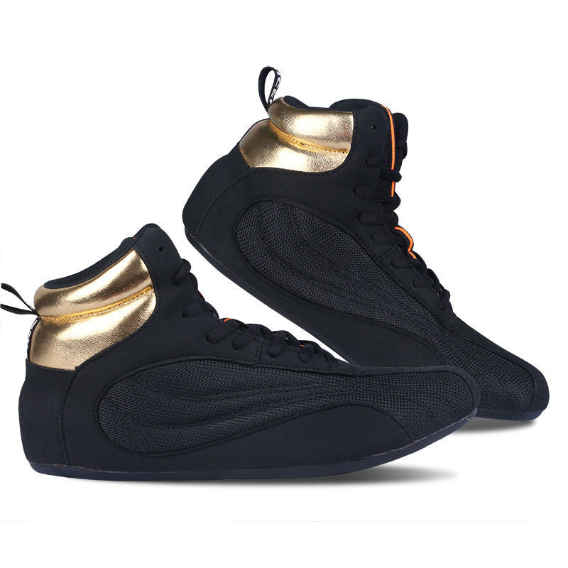 CHAUSSURES DE LUTTE NOIRES GOLD