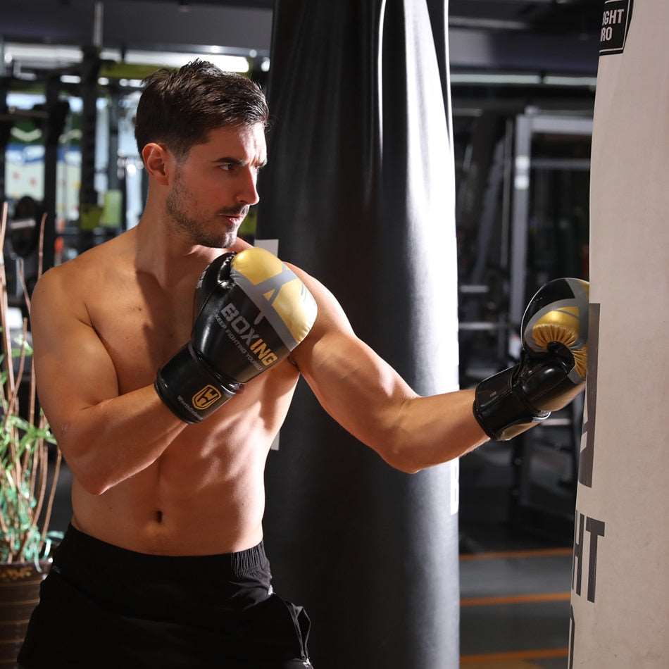 GANTS DE BOXE BOXING BLACK GOLD