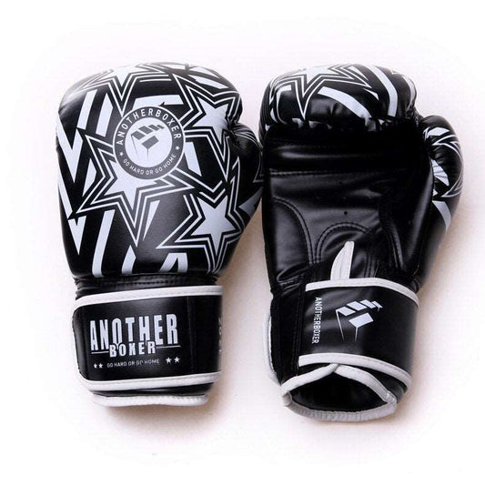 GANTS DE BOXE FIGHTER B&W STARS