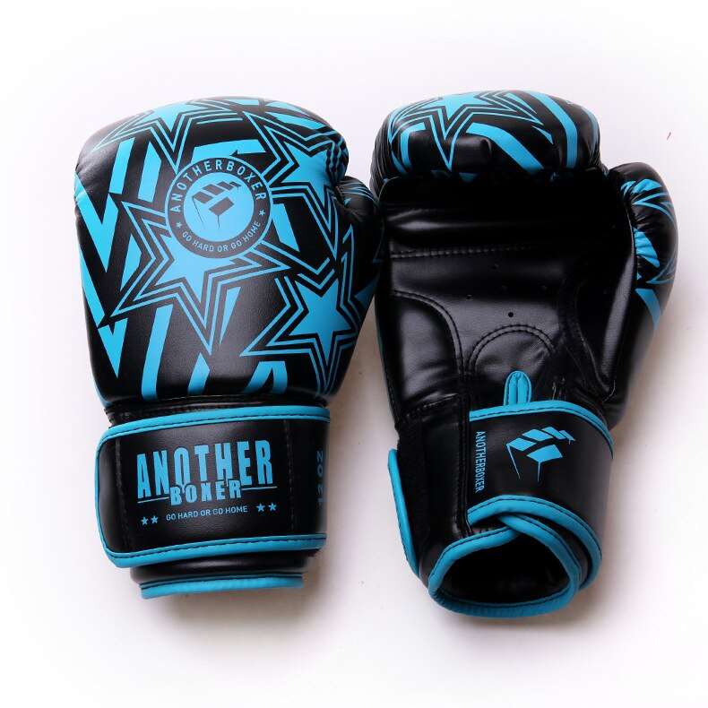 GANTS DE BOXE FIGHTER BLUE STARS