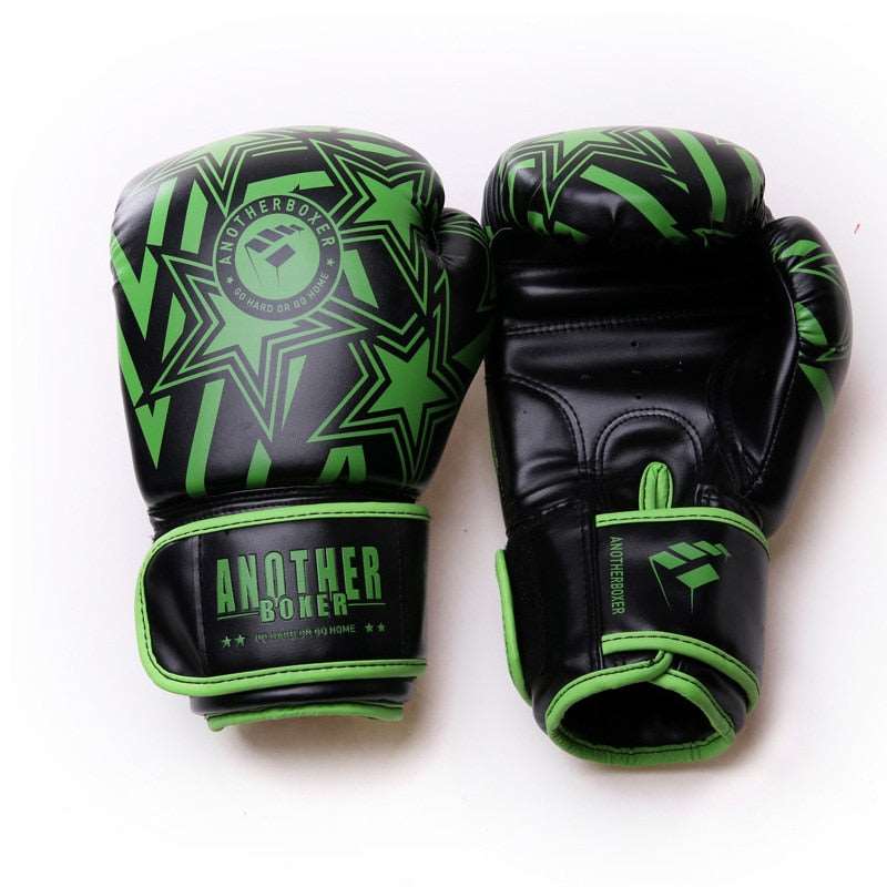 GANTS DE BOXE FIGHTER GREEN SHADOW