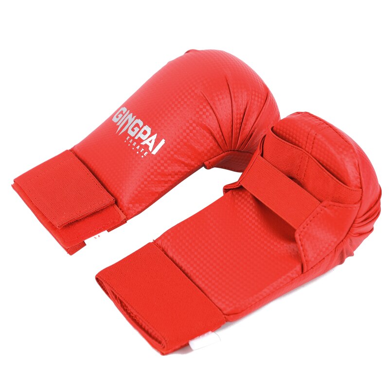 GANTS DE KARATE ROUGE SANS POUCE