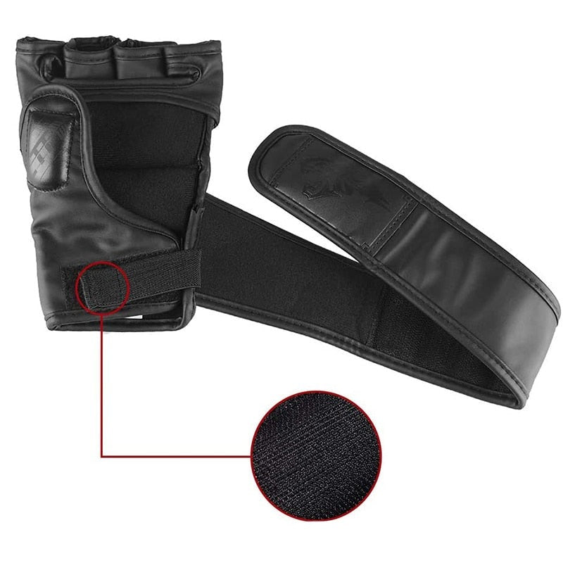 MMA GLOVES DRAG BLACK