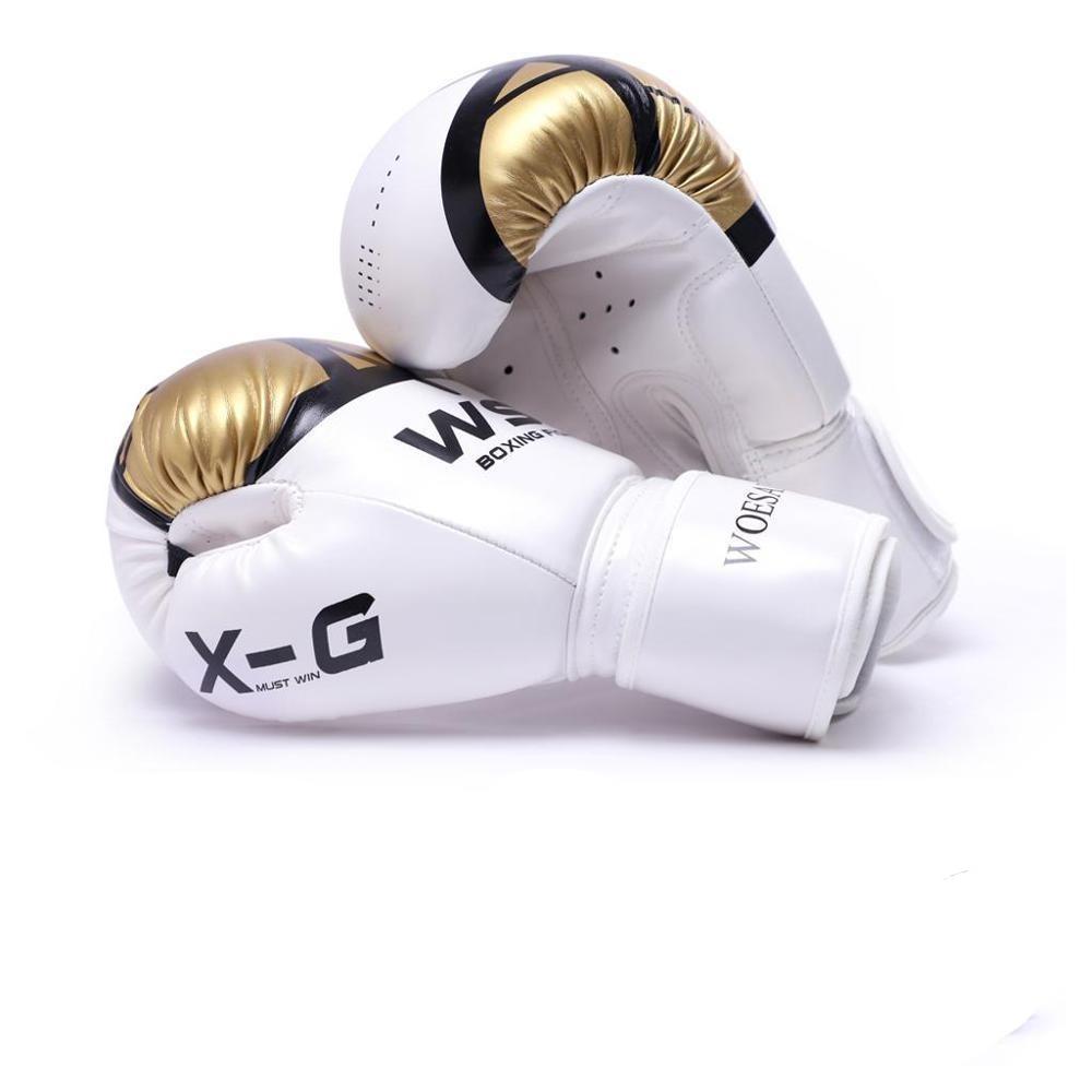 Gants De Boxe Entrainement BLANC METAL BOXE Gants De Boxe Entrainement BLANC METAL BOXE