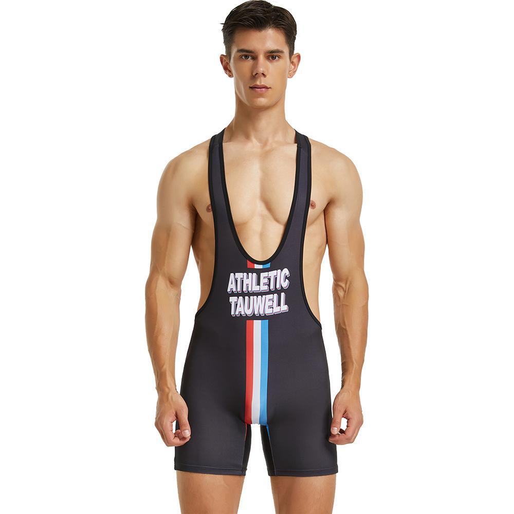 MAILLOT DE LUTTE NOIR