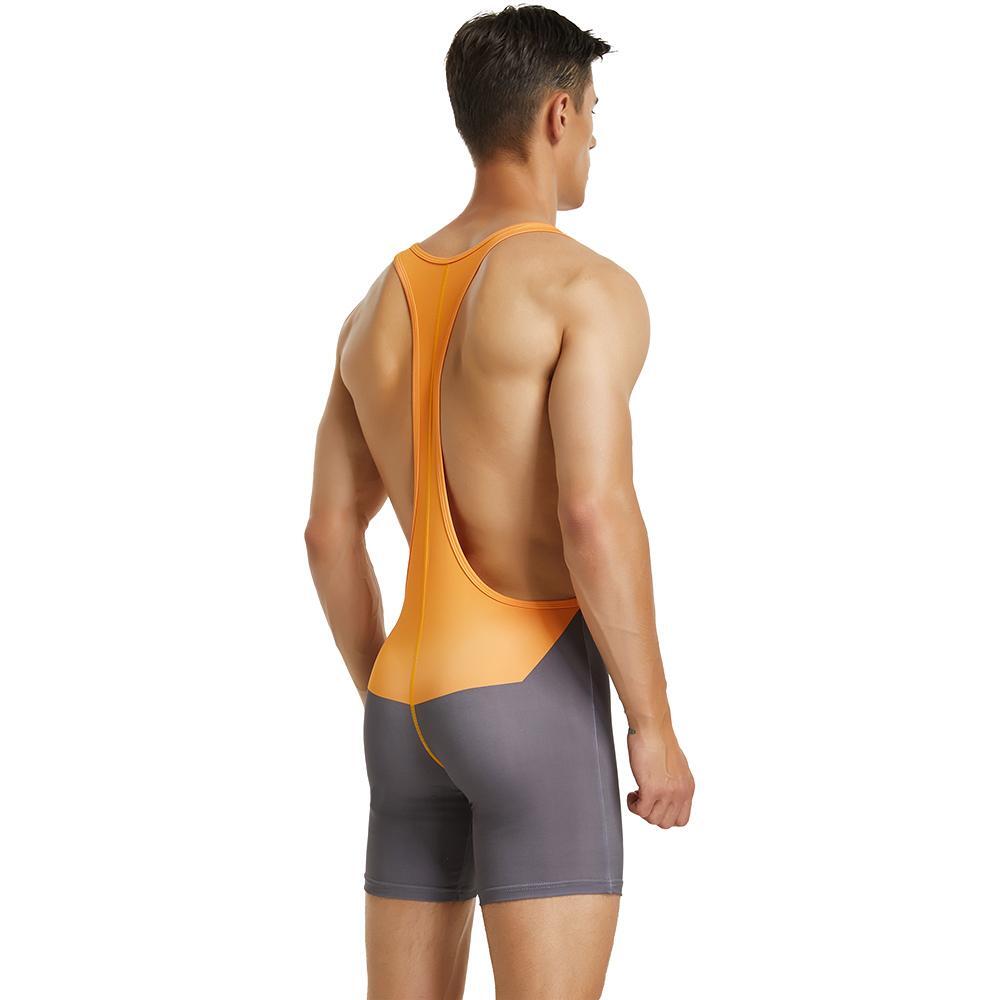 MAILLOT DE LUTTE ORANGE