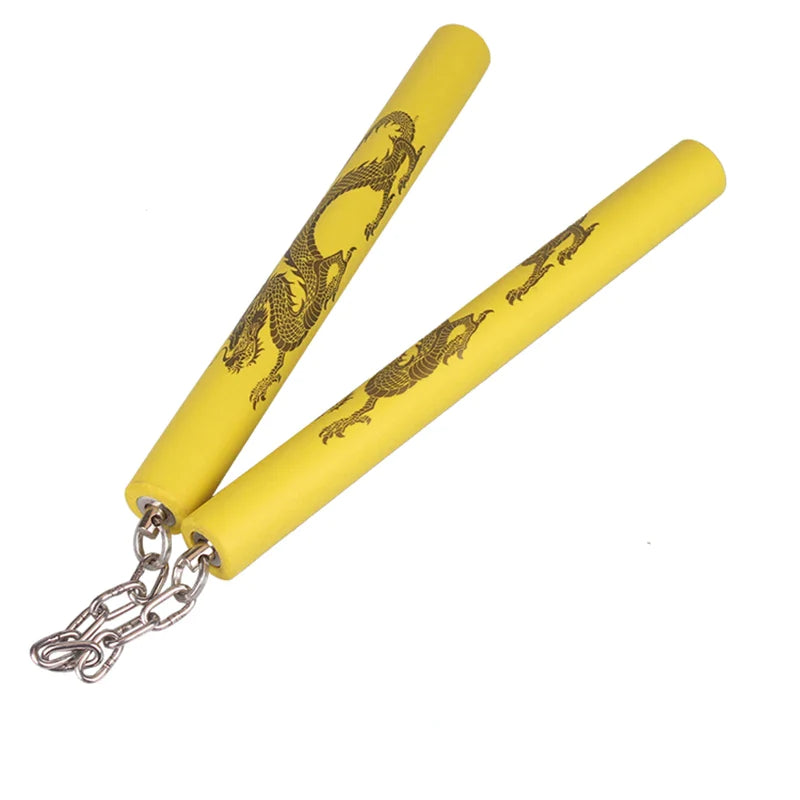 NUNCHAKU EN MOUSSE JAUNE