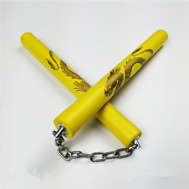 NUNCHAKU EN MOUSSE JAUNE