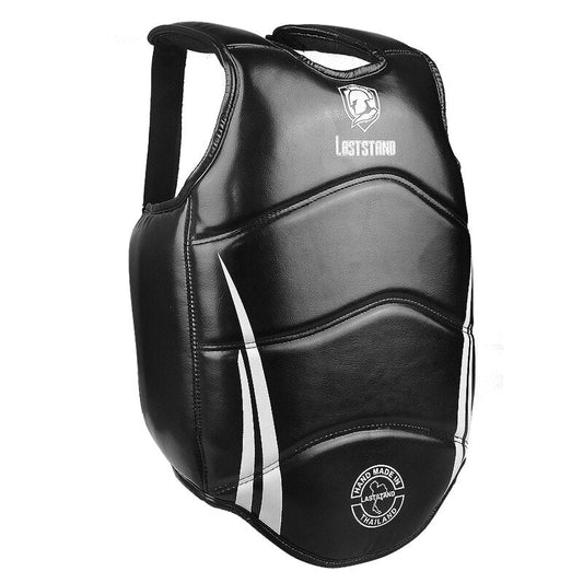 PLASTRON DE PROTECTION CUIR NOIR