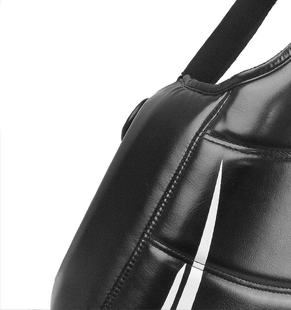 PLASTRON DE PROTECTION CUIR NOIR
