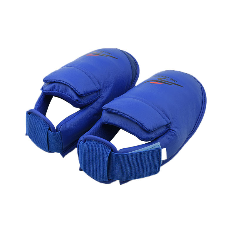 PROTEGE TIBIA ET PIED KARATE BLEU