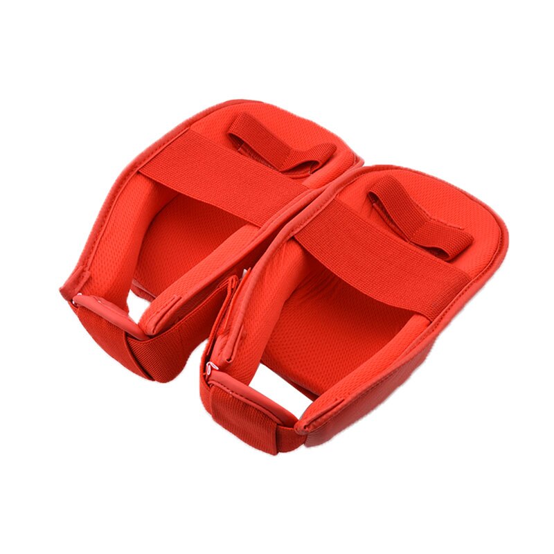 PROTEGE TIBIA ET PIED KARATE ROUGE