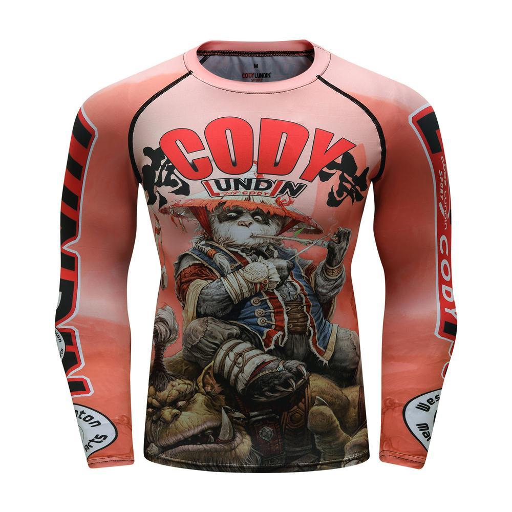 mma rashguard t-shirt compression