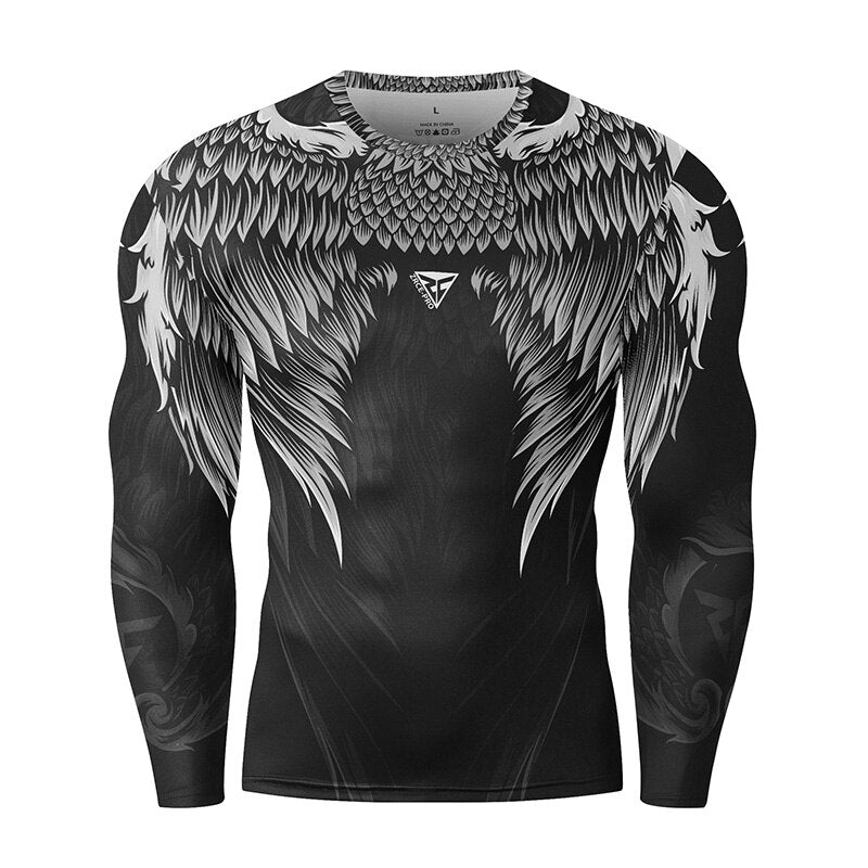 RASHGUARD MMA BLACK EAGLE