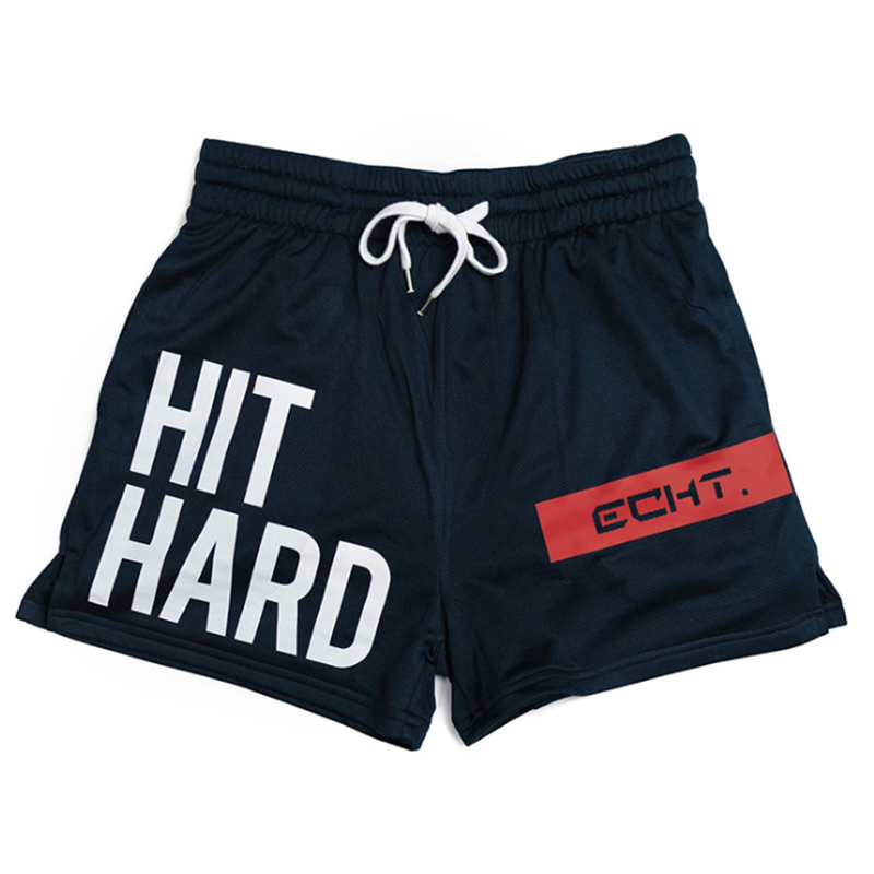 HIT HARD BLUE BOXING SHORTS