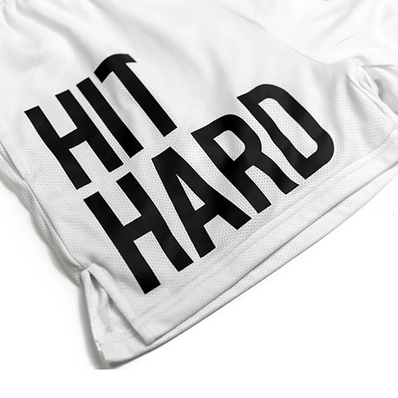 SHORT BOXE HIT HARD BLANC