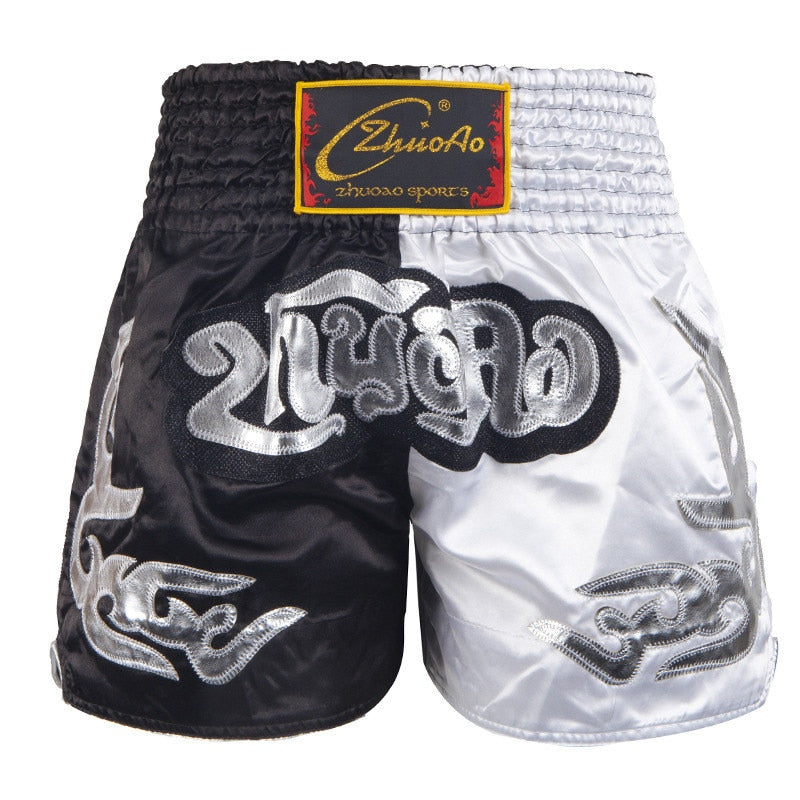 SHORT BOXE THAI BLACK&WHITE FIGHT