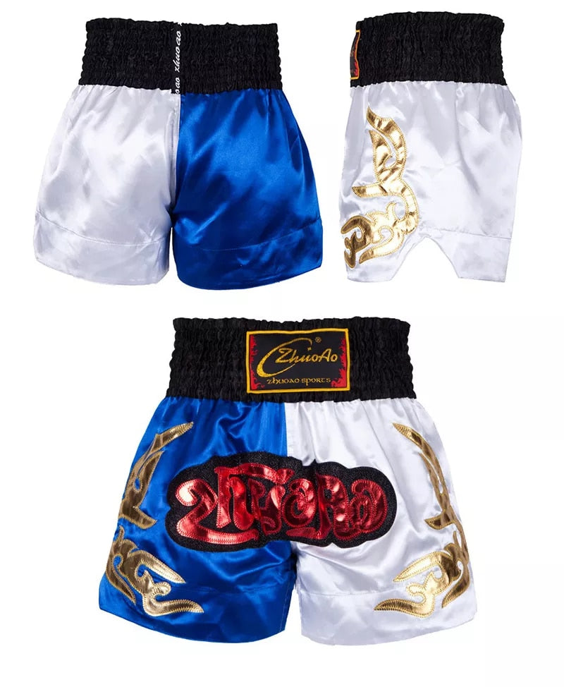 SHORT BOXE THAI DUAL NAVY JUMP