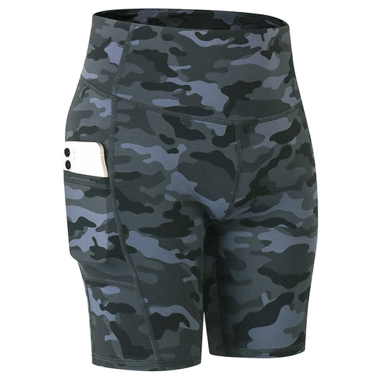 SHORT COMPRESSION FEMME ARMY GREY
