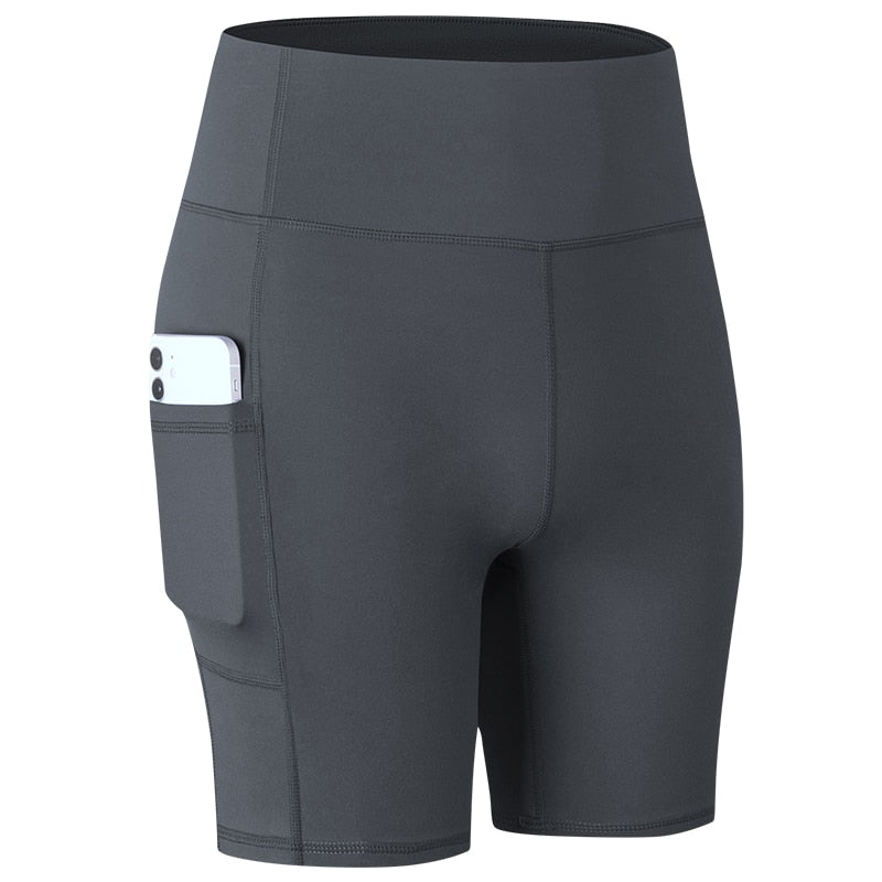SHORT COMPRESSION FEMME GRIS