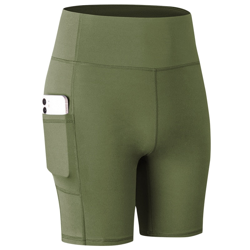 SHORT COMPRESSION FEMME VERT
