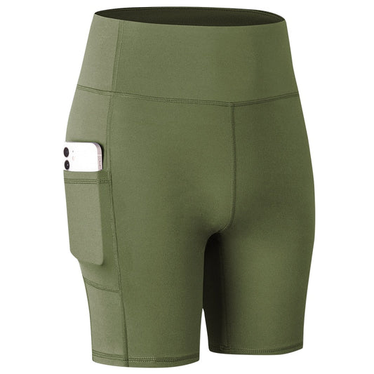 SHORT COMPRESSION FEMME VERT