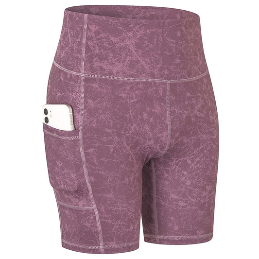SHORT COMPRESSION FEMME ZEBRA VIOLET