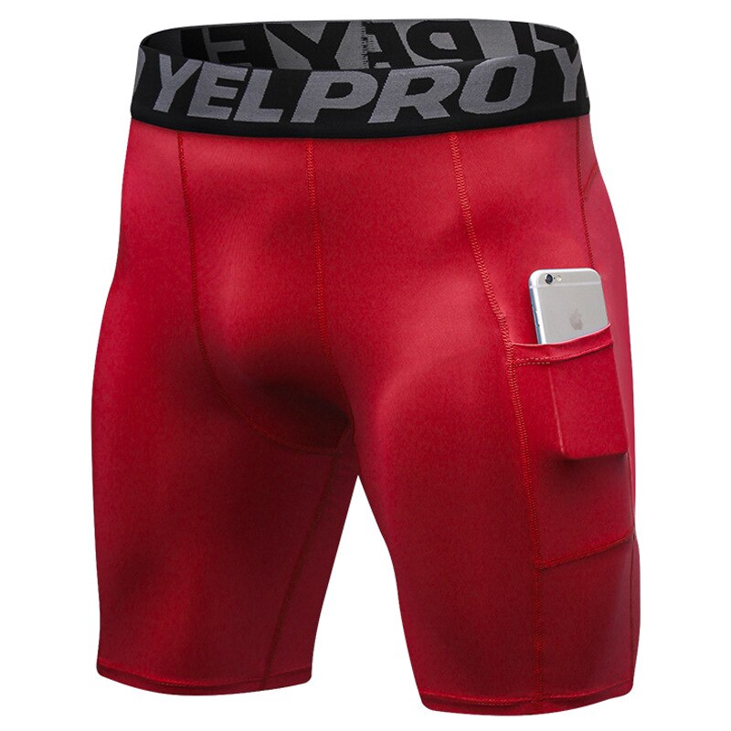 SHORT COMPRESSION PRO ROUGE