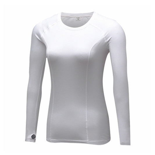 T-SHIRT DE COMPRESSION FEMME BLANC